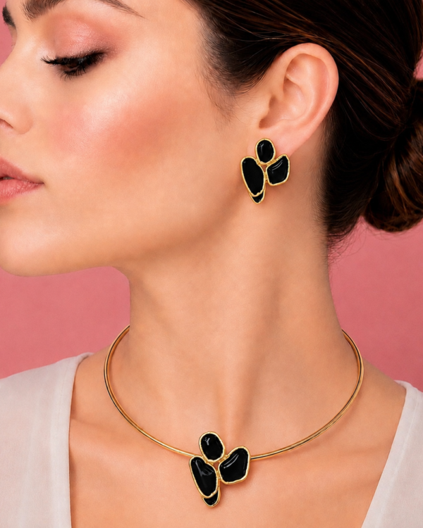 Conjunto Aro Resinado