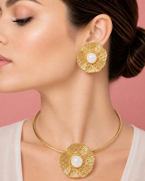 Conjunto Aro Madrepérola