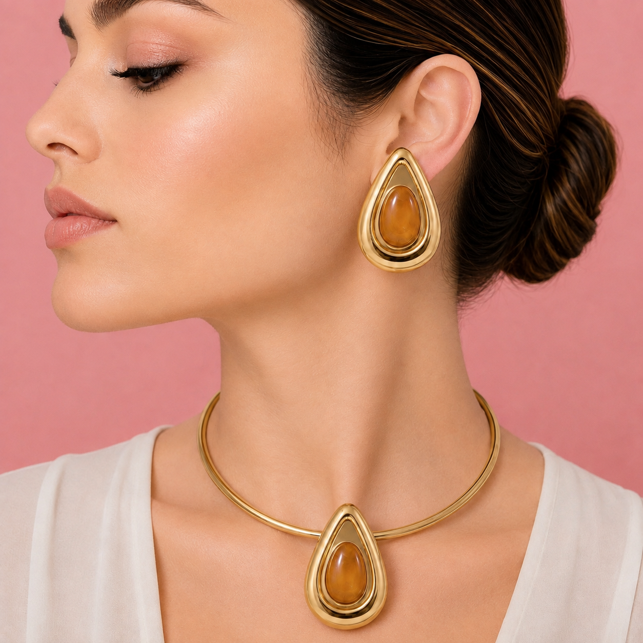 Conjunto Aro Madrepérola